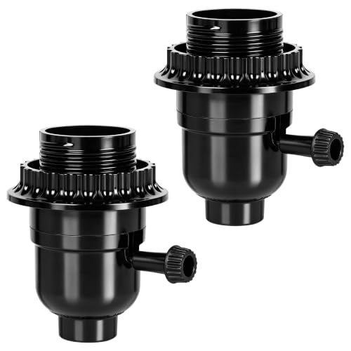 Light Socket UL Listed E26 Lamp Socket Replacement with Switch