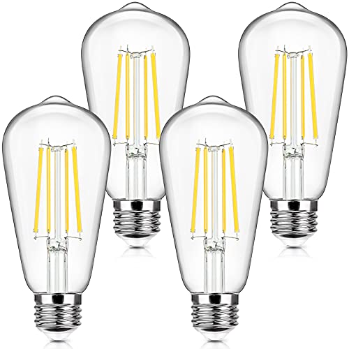 4 Pack Vintage LED Edsion Bulbs 100W Equivalent (4 Count)