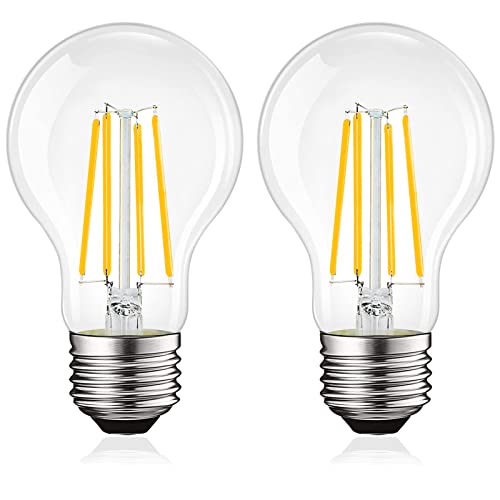 Vintage A19 LED Light Bulbs 100W Equivalent (2 Count)