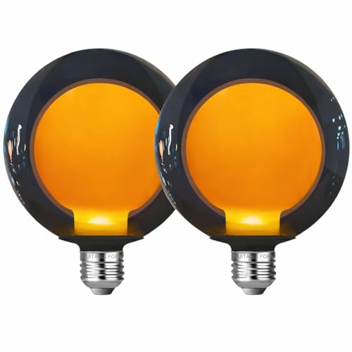 G125 Decorative Large Globe LED Bulb (2 Count)