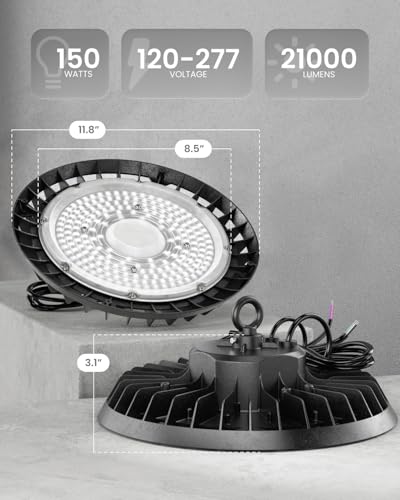 Sunco 10 Pack UFO LED High Bay Light (10 Count)