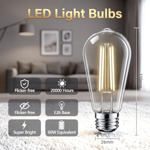 12 Pack LED Light Bulbs