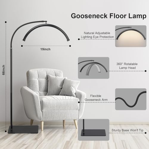 Half Moon LED Floor Light