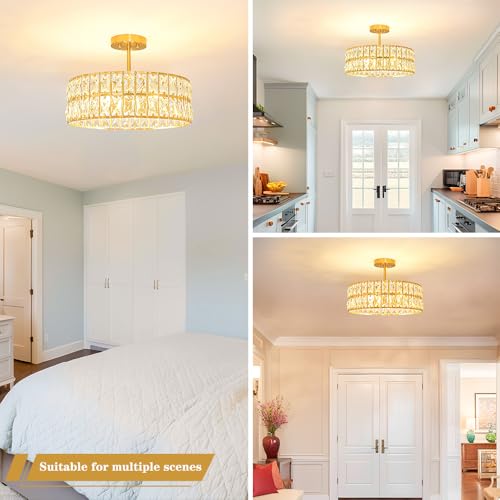 Crystal Ceiling Light Fixture