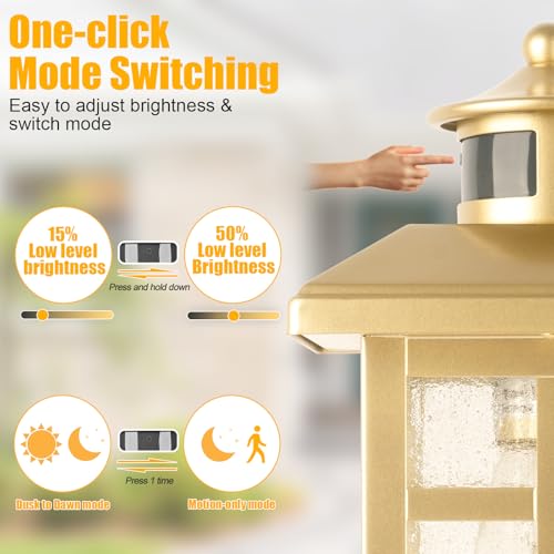 Outdoor Light Fixture Motion Sensor