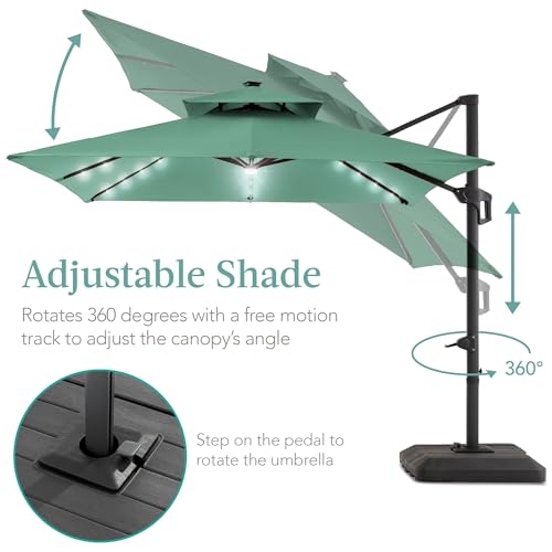 10x10ft Cantilever Patio Umbrella w