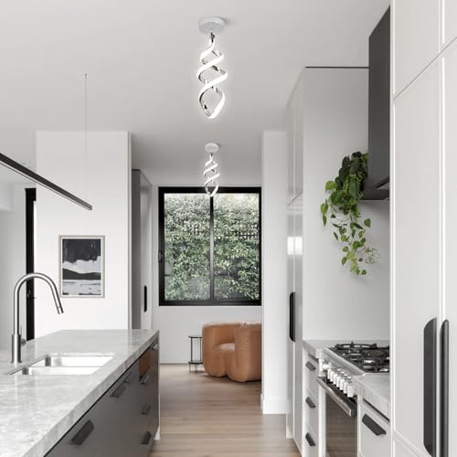 Modern Led Pendant Light Fixture (2 Count)