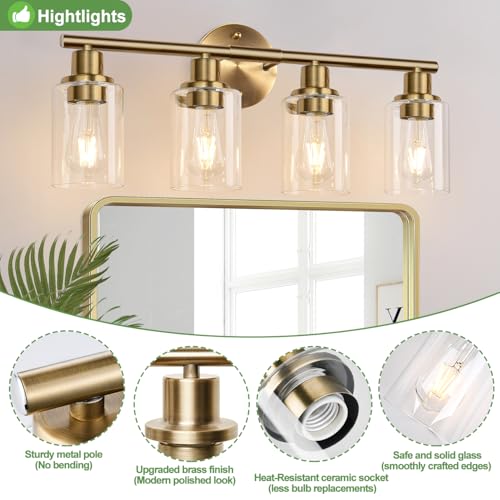 4 Light Bathroom Light Fixtures
