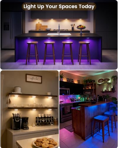 Puck Lights with Remote (6 Count)