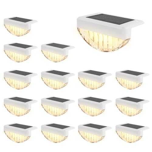 16 Pack Solar Deck Lights Outdoor (16 Count)