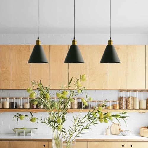 H Type Matte Black E26 Socket Track Lighting Pendant