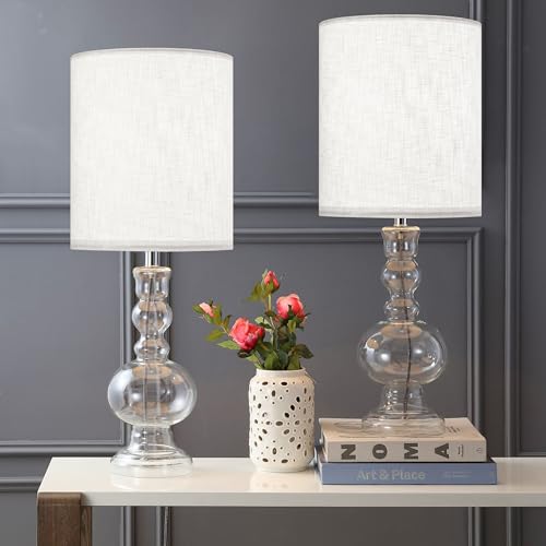 Small White Lamp Shades for Table Lamps Set of 2 (2 Count)