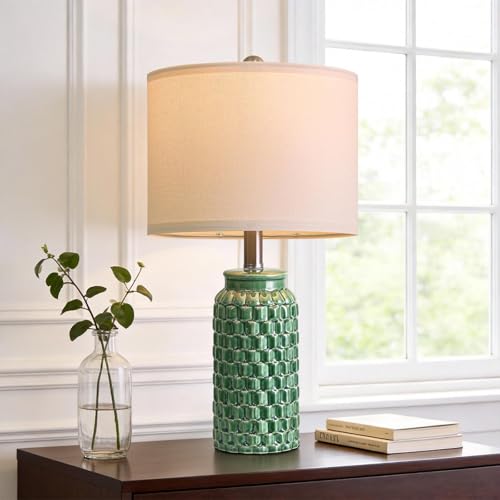 20.5" Ceramic Table Lamps Set of 2 (2 Count)
