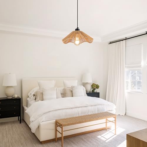 Boho Rattan Pendant Light
