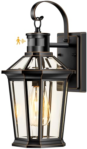 Motion Sensor Outdoor Wall Lantern