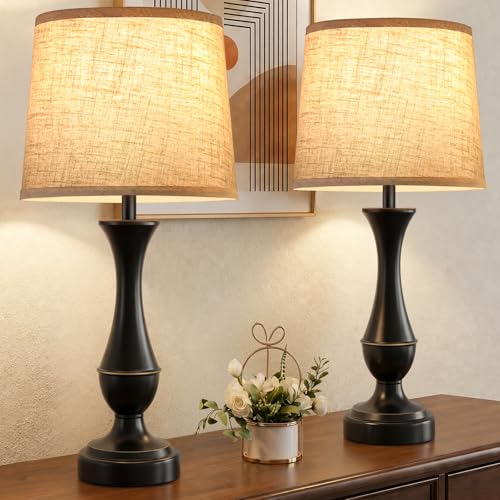 Touch Lamps for Nightstand (2 Count)