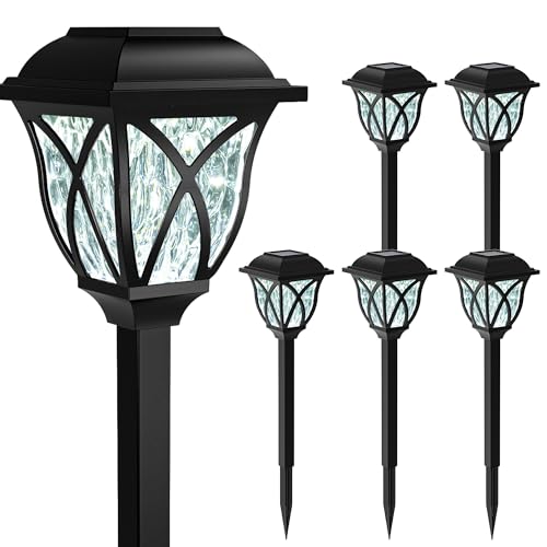 6 Pack Solar Lights Outdoor Waterproof (6 Count)