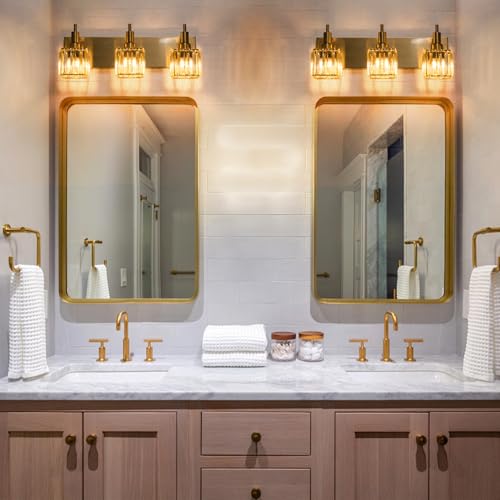 Gold Bathroom Vanity Lights