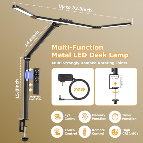 LED Desk Lamp with Clamp