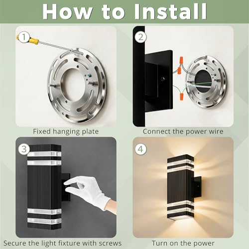 Square Outdoor Wall Lights