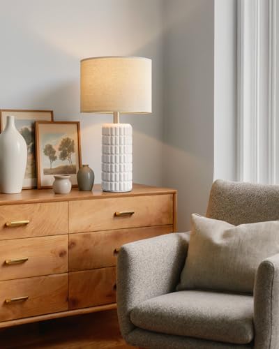 23" Single Modern Ceramic Table Lamp