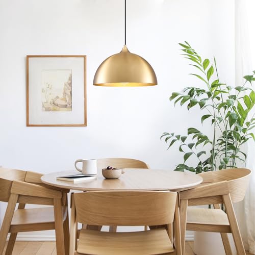 Gold Pendant Light 2 Pack