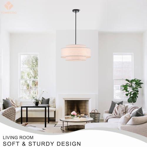 19.7" Modern Drum Chandelier