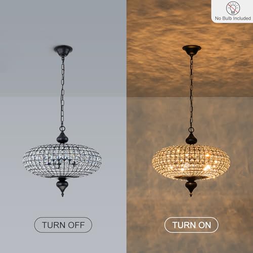 21" Crystal Chandelier