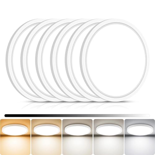 6Pack 7inch LED Flush Mount Ceiling Light