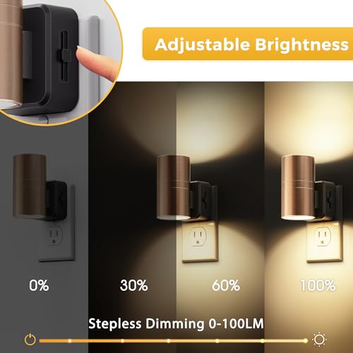 Night Light 2 Pack Night Lights Plug into Wall (2 Count)