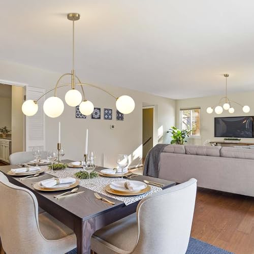 Contemporary Gold Ceiling Light 5