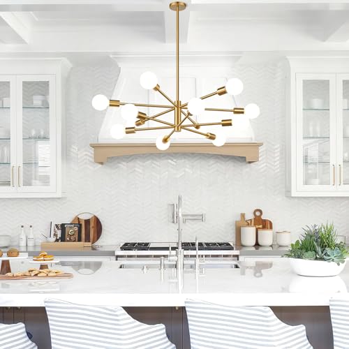 11" 52" Height Adjustable Modern Chandelier Ceiling Light Fixture