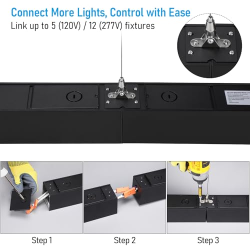 2 Pack 8FT Linkable LED Linear Light (2 Count)