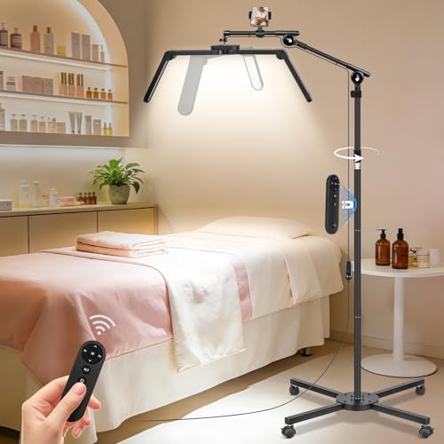 Half Moon Light for Eyelash Extensions Lash Tech Lamp Phone Holder