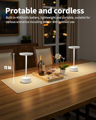 Rechargeable Table Lamps Set of 2 (2 Count)