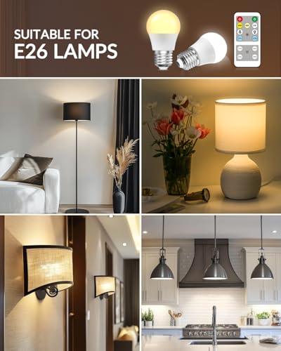LED Light Bulb with Remote 5W