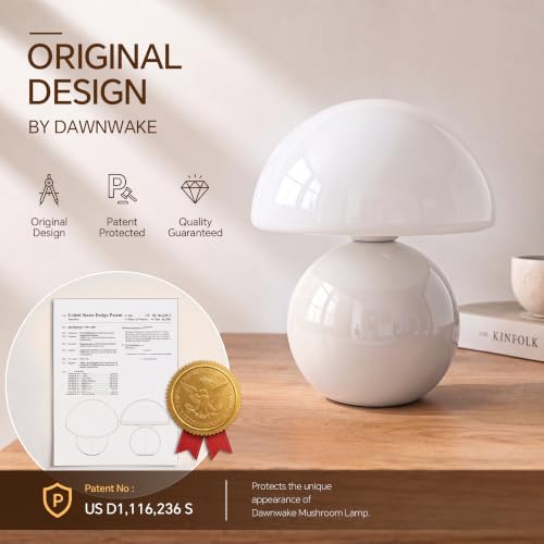 Mushroom Lamp Table Lamps Set of 2 for Bedroom Living Room (2 Count)