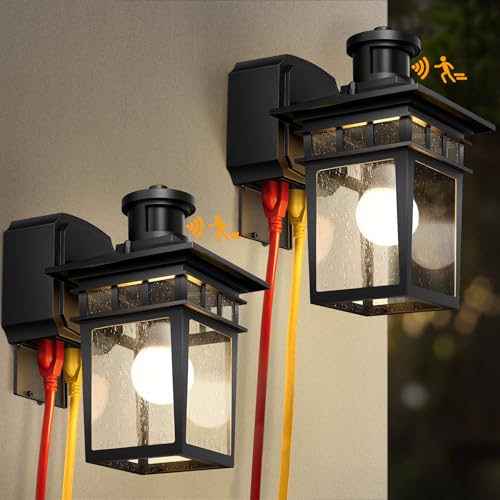 Porch Light with GFCI Outlet (2 Count)