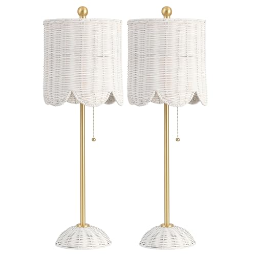 Celerie 27.5" Rattan Buffet Lamp (2 Count)