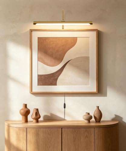 Plug in Picture Light for Wall (Gold / 16 Inch)