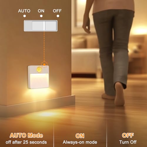 16 Pack Rechargeable Motion Sensor Stair Light for Indoor (16 Count)