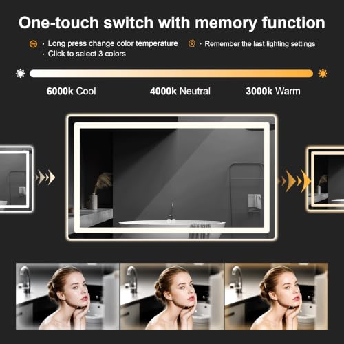 LED Bathroom Vanity Mirror with Lights