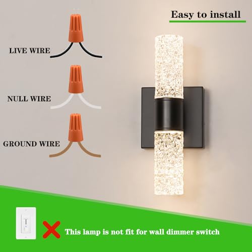 Black Sconces Wall Decor Set of 2 (2 Count)