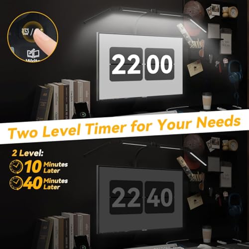 Adjustable LED Desk Lamp with Clamp (4 Count)