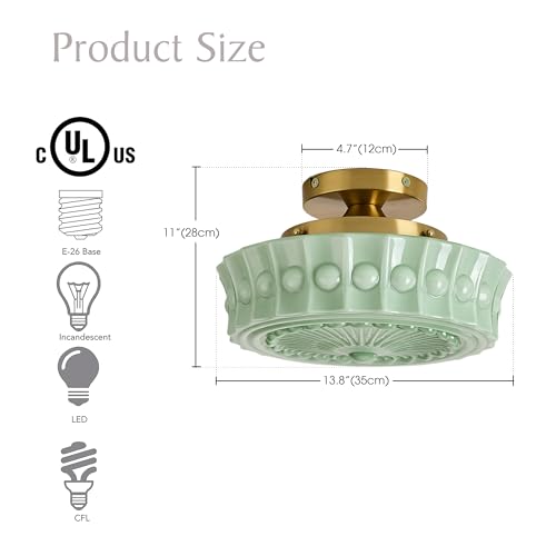 Schoolhouse Ceiling Light Fixture
