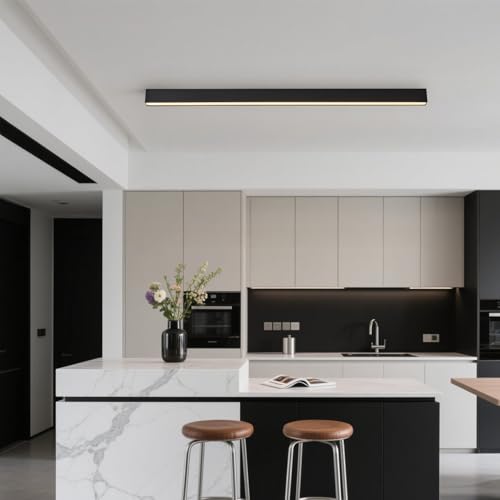Black ceiling light LED