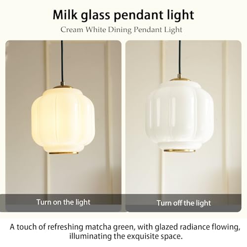 Vintage Milk Glass Pendant Lights Kitchen