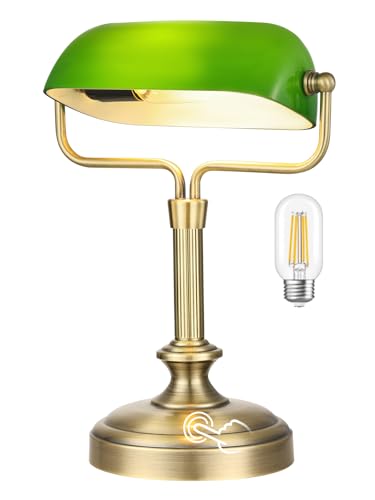 Vintage Banker Lamp