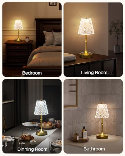 Vintage Cordless Table Lamp