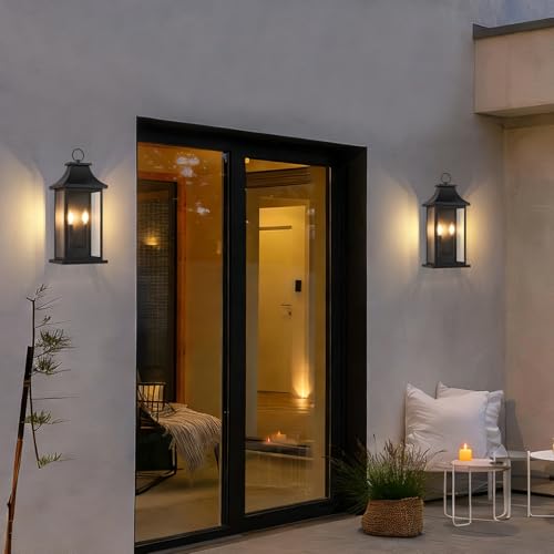 2 Pack 22'' Outdoor Wall Lantern (2 Count)